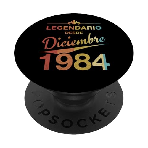 Comprar 40 cumpleaños Nacido en Diciembre 1984 Vintage Catálogo 40 años PopSockets PopGrip Intercambiable Ofertas 2024 | regaloscumple.com