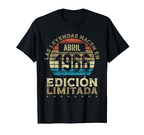 Oferta Las nacen Abril - Años Camiseta