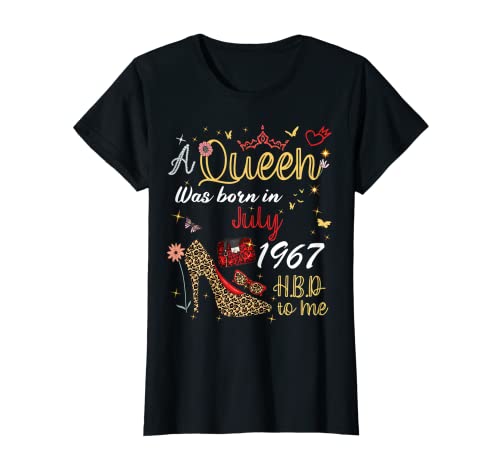 Comprar Julio Cumpleaños Una Reina Ideas para regalar Nació en Julio 1967 Julio Camiseta Rebajas 2025 | regaloscumple.com