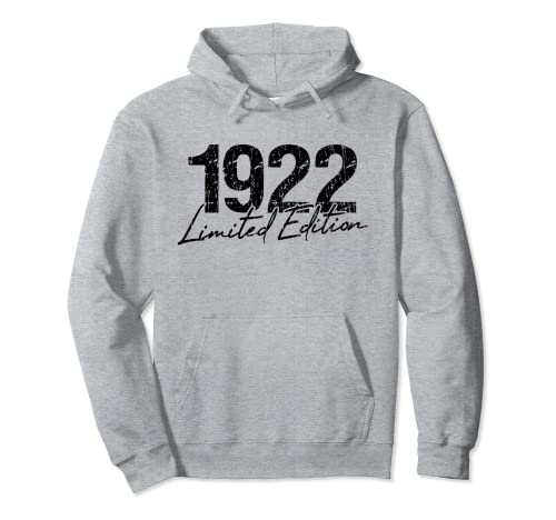 Consigue ahora Cumpleaños 1922 Edición limitada Regalo Usado Grunge Vintage Sudadera con BlackFriday Capucha Top Precio 2024 | regaloscumple.com