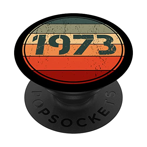 Consigue ahora Vintage 1973 cumpleaños Pop Promoción Socket divertido 1973 cumpleaños 1973 PopSockets PopGrip Intercambiable Top Precio 2025 | regaloscumple.com