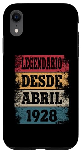 Consigue ahora Carcasa para iPhone XR Legendario Desde Abril 1928 - Catálogo Cumpleaños 96 Años Top Precio 2024 | regaloscumple.com