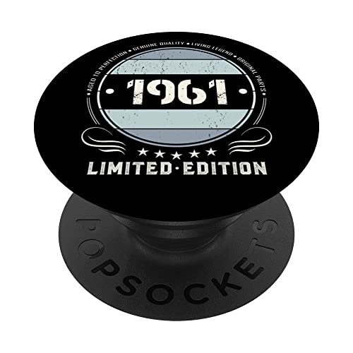 Comprar Popsockets vintage 1961 para teléfono retro Regalos divertido cumpleaños 1961 PopSockets PopGrip Intercambiable Top Precio 2025 | regaloscumple.com