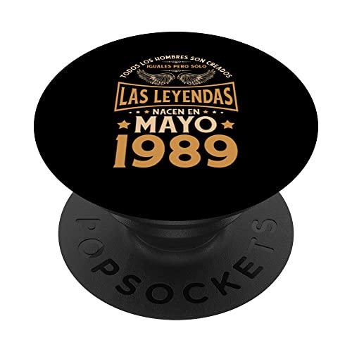 Consigue ahora Cumpleaños Hombre Regalos Las Leyendas Mayo Cumpleaños 1989 PopSockets PopGrip Intercambiable Rebajas 2025 | regaloscumple.com