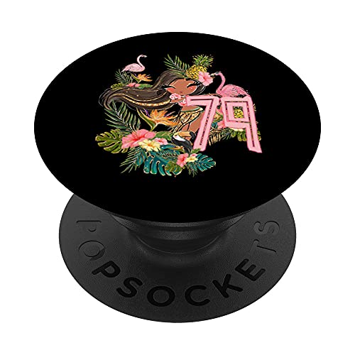 Comprar 79. ° cumpleaños Tiki Party BlackFriday Pool Summer Hula Hawaiian Luau PopSockets PopGrip Intercambiable Rebajas 2025 | regaloscumple.com