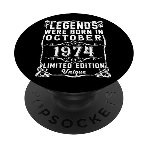 Comprar Cumpleaños Octubre 1974 Edición Promoción Limitada Regalo Used Vintage PopSockets PopGrip Intercambiable Ofertas 2024 | regaloscumple.com