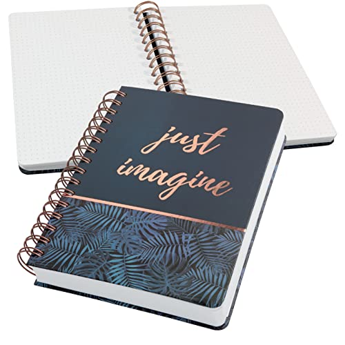 Consigue ahora Sigel JN603 Cuadernos espiral premium Regalos 16.8 x 21.5 cm punteado tapa dura motivo selva azul/oro rosa Jolie Rebajas 2025 | regaloscumple.com
