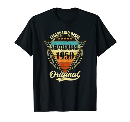 Comprar 71 cumpleaños Nacido en septiembre 1950 Vintage 71 Promoción años Camiseta Rebajas 2025 | regaloscumple.com