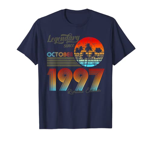 Comprar Legendario cumpleaños desde Catálogo octubre 1997. Camiseta Rebajas 2023 | regaloscumple.com