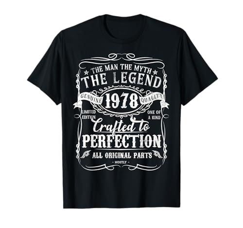 Comprar Vintage 1978 Navidad Edición Limitada 44 años 44 Cumpleaños Camiseta Rebajas 2024 | regaloscumple.com