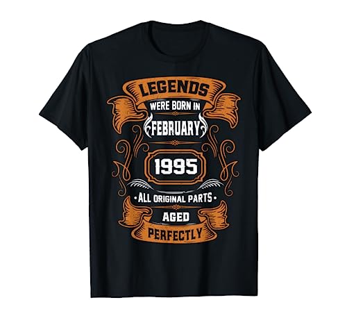 Consigue ahora Las leyendas Navidad nacieron en febrero 1995 regalo cumpleaños Camiseta Rebajas 2025 | regaloscumple.com