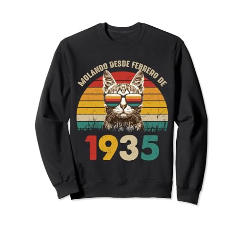 Comprar Molando Desde Catálogo Febrero 1935 Cumpleaños 89 Años Sudadera Ofertas 2024 | regaloscumple.com