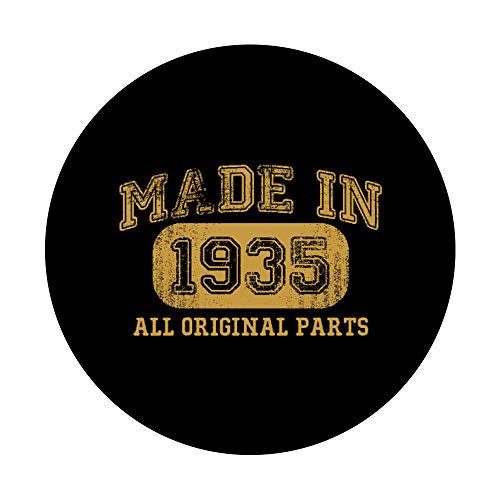 Ofertas de última hora Hecho en 1935 87 cumpleaños regalos 88 años PopSockets PopGrip Intercambiable