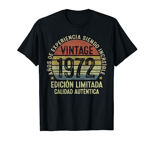 Oferta 50 Cumpleaños Mujer 1972 En Camiseta
