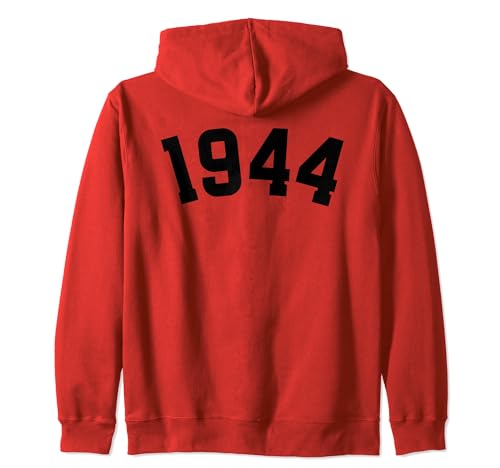 Consigue ahora Año hito del cumpleaños Catálogo 1944 Sudadera con Capucha Rebajas 2024 | regaloscumple.com