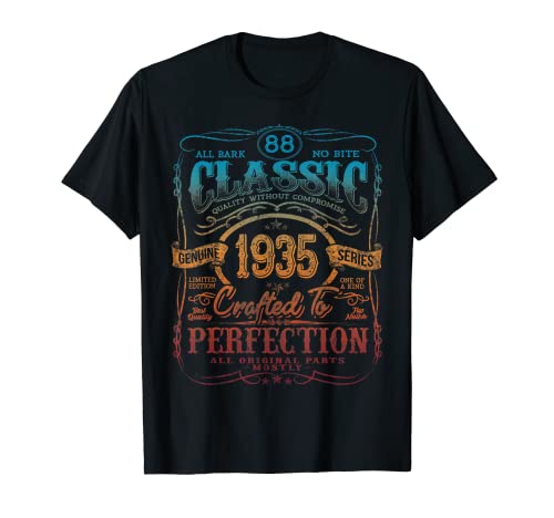 Comprar Camisa vintage Regalos 1935 edición limitada 88 años edad 88 cumpleaños Camiseta Top Precio 2024 | regaloscumple.com