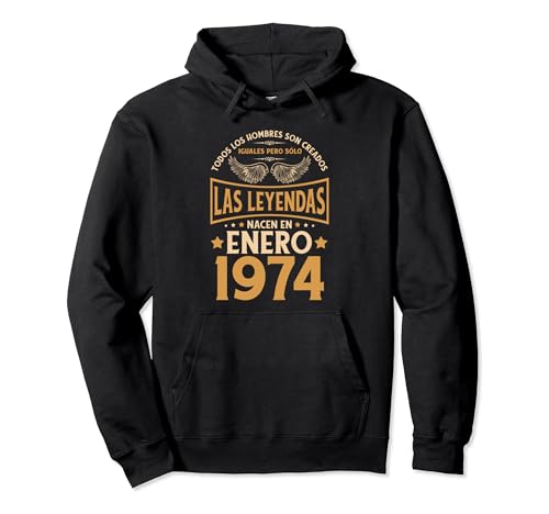 Comprar Cumpleaños Hombre Regalos Las Promoción Leyendas Enero 1974 Sudadera con Capucha Rebajas 2024 | regaloscumple.com