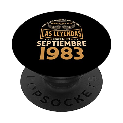 Consigue ahora Cumpleaños Hombre Regalos Las Leyendas Septiembre 1983 Cumpleaños PopSockets PopGrip Intercambiable Ofertas 2025 | regaloscumple.com