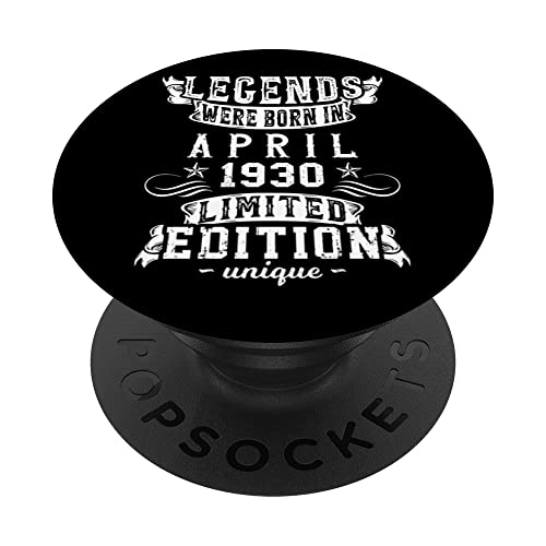 Consigue ahora Cumpleaños Abril 1930 Edición Catálogo Limitada Regalo April PopSockets PopGrip Intercambiable Ofertas 2024 | regaloscumple.com
