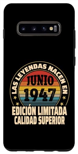 Consigue ahora Regalos Carcasa para Galaxy S10+ Edición Limitada Junio 1947 - Cumpleaños 77 Años Ofertas 2024 | regaloscumple.com
