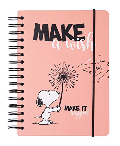 Consigue ahora Grupo Promoción Erik Cuaderno Snoopy - Cuaderno A5 - Cuaderno punteado - Bullet Journal | Cuaderno notas - Bloc notas A5 - Libretas bonitas ideal material papelería vuelta al cole licencia oficial Ofertas 2024 | regaloscumple.com