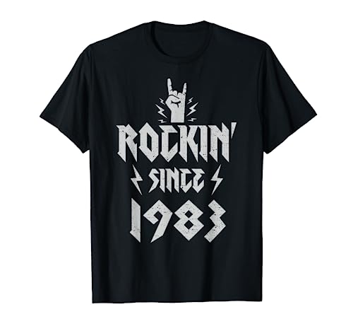 Comprar 1983: Rockin Since Catálogo 1983 - 1983 Camiseta Ofertas 2024 | regaloscumple.com