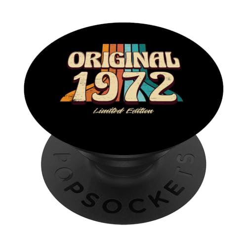 Comprar 1972 Promoción Vintage Cumpleaños Retro Edición Limitada Hombres Mujer PopSockets PopGrip Intercambiable Top Precio 2024 | regaloscumple.com