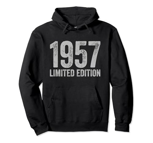 Consigue Navidad ahora Cumpleaños 1957 Sudadera con Capucha Top Precio 2025 | regaloscumple.com