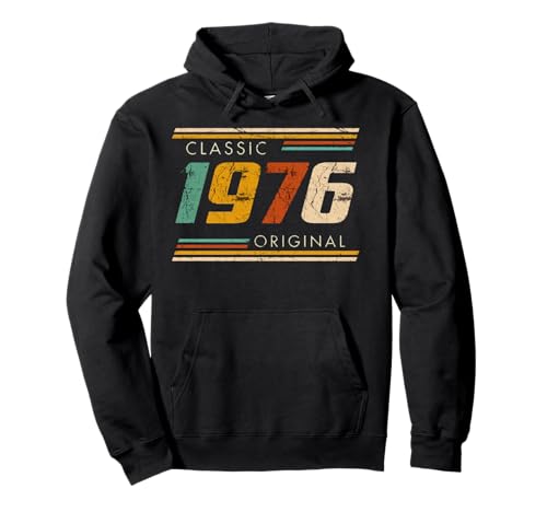 Consigue BlackFriday ahora 46 cumpleaños clásico 1976 original Sudadera con Capucha Top Precio 2024 | regaloscumple.com