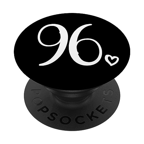 Comprar Navidad Número 96 Noventa y seis para mujeres 96 años 96 cumpleaños PopSockets PopGrip Intercambiable Rebajas 2025 | regaloscumple.com