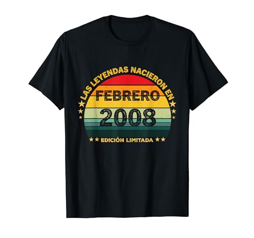Oferta 16 Cumpleaños Nacido Febrero Camiseta
