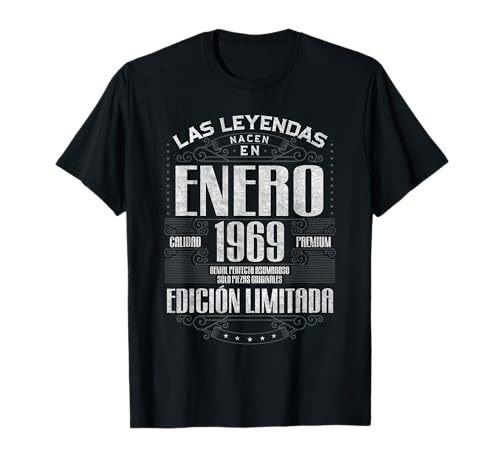 Consigue ahora Las Leyendas Nacen En Enero 1969 55 Años Cumpleaños Camiseta Regalos Top Precio 2024 | regaloscumple.com