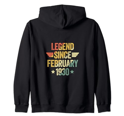 Consigue ahora Promoción Legend Since February 1930 Sudadera con Capucha Rebajas 2024 | regaloscumple.com