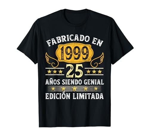 Oferta 25 Cumpleaños Mujeres En Camiseta