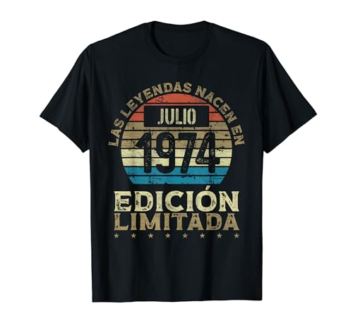 Oferta Las nacen Julio - Años Camiseta