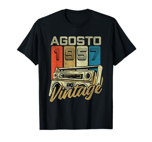 Consigue ahora Agosto 1957 Vintage - 67 Años Regalo Ideas para regalar Cumpleaños Hombre Camiseta Ofertas 2024 | regaloscumple.com