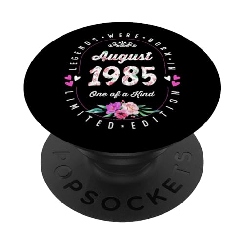 Consigue ahora Cumpleaños Floral - Las Leyendas nacen en Navidad Agosto 1985 PopSockets PopGrip Intercambiable Rebajas 2024 | regaloscumple.com