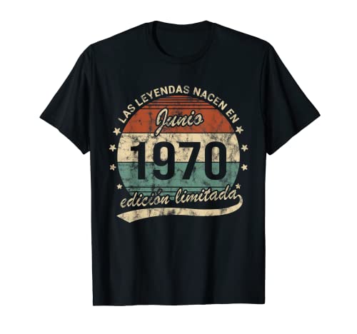 Consigue Cumpleaños ahora Las Leyendas Nacen En Junio 1970 Hombre o Mujer Retro Camiseta Ofertas 2024 | regaloscumple.com
