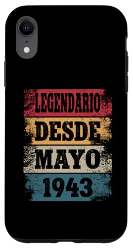 Consigue ahora Carcasa para Cumpleaños iPhone XR Legendario Desde Marzo 1943 - Cumpleaños 81 Años Ofertas 2024 | regaloscumple.com