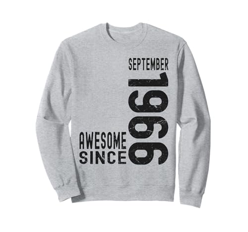 Comprar Catálogo Impresionante Desde Septiembre 1966 Nacido En 1966 Septiembre Cumpleaños Sudadera Ofertas 2025 | regaloscumple.com