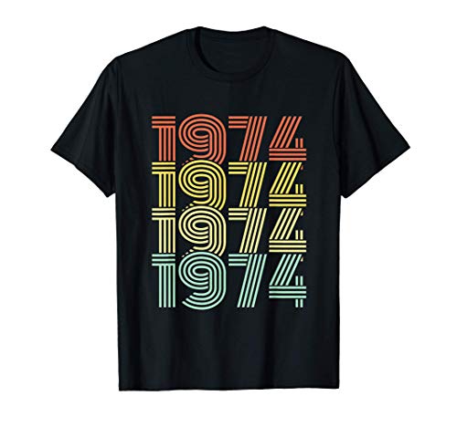 Comprar 1974 Cumpleaños año cumpleaños vintage regalo cumpleaños Camiseta Rebajas 2023 | regaloscumple.com