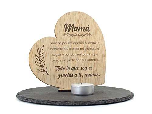 Mejores precios CONTRAXT regalo la madera. original cumpleaños, regalar una Felicitacion día madre.