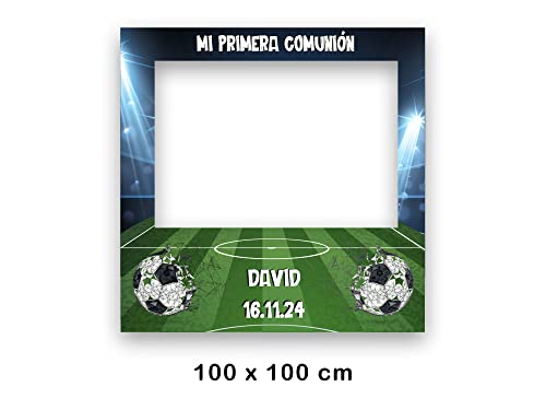 Mejores precios Comunión Niño Atrezzos Personalizado, 100 x 100 cm, Eventos o Celebraciones