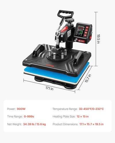 Mejores precios VEVOR Máquina de Prensa en Calor 5 en 1 Máquina