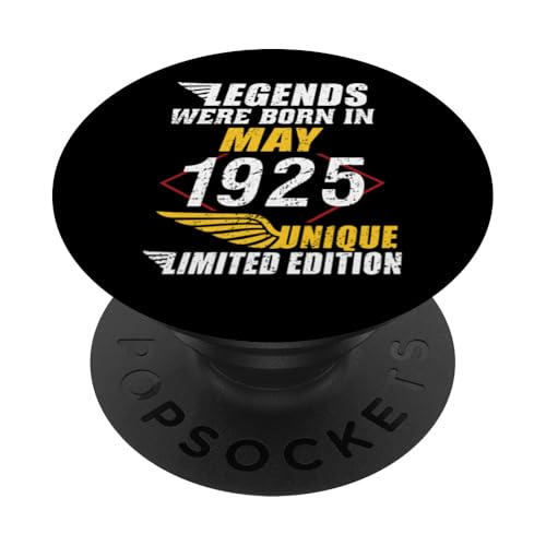 Comprar Cumpleaños Mayo 1925 Edición Limitada Regalo Legend May PopSockets PopGrip Cumpleaños Intercambiable Top Precio 2024 | regaloscumple.com