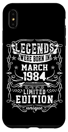 Comprar Carcasa para iPhone XS Max Cumpleaños Marzo 1984 Edición Limitada Regalo March 1984 Regalos Ofertas 2025 | regaloscumple.com