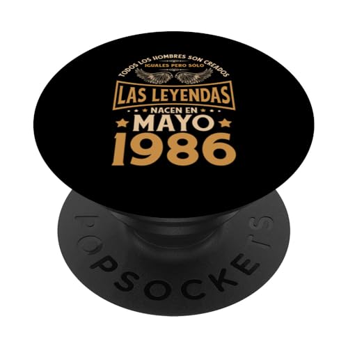 Comprar Cumpleaños Hombre Regalos Catálogo Las Leyendas Mayo 1986 PopSockets PopGrip Intercambiable Ofertas 2024 | regaloscumple.com