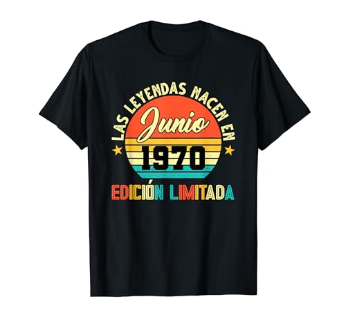 Comprar Ideas para regalar Las Leyendas NACEN en Junio 1970 51th cumpleaños Camiseta Rebajas 2024 | regaloscumple.com