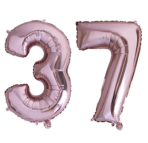 Consigue ahora Globo numero 37 o 73 oro rosa. Globos Gigante números 3 Catálogo 7 fiestas cumpleaños decoración fiesta aniversario boda tamaño grande 70 cm con accesorio para inflar aire o helio Ofertas 2024 | regaloscumple.com