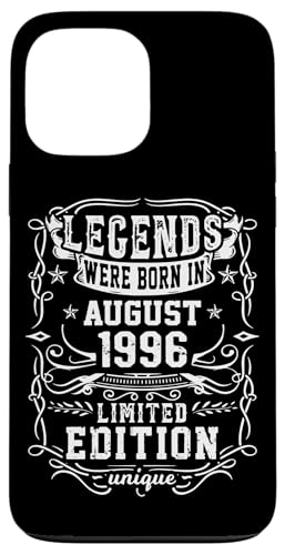 Consigue ahora Carcasa para iPhone 13 Pro Max Cumpleaños Agosto Cumpleaños 1996 Edición Limitada Regalo Legend Top Precio 2025 | regaloscumple.com
